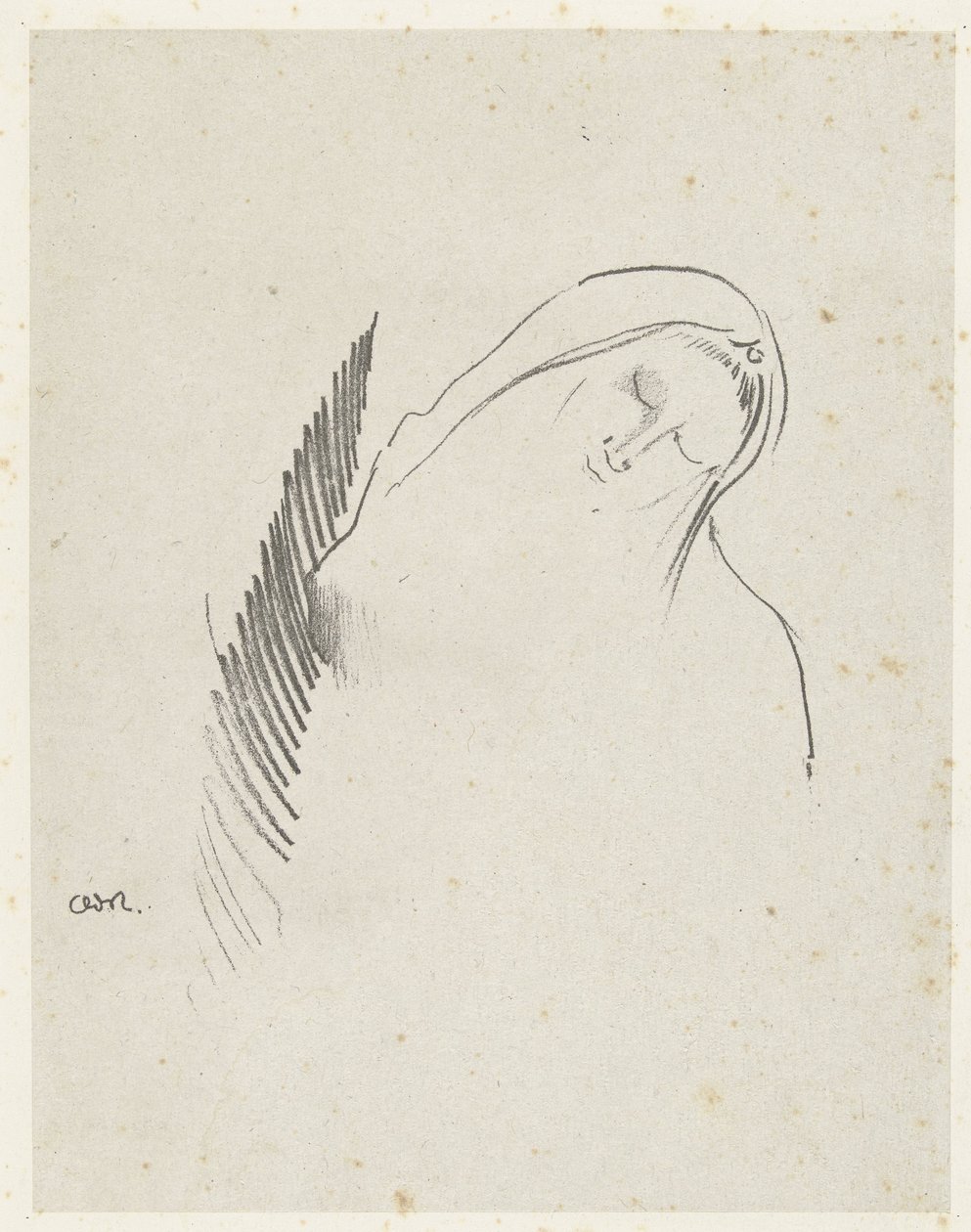 Fra slaap Søvnen av Odilon Redon