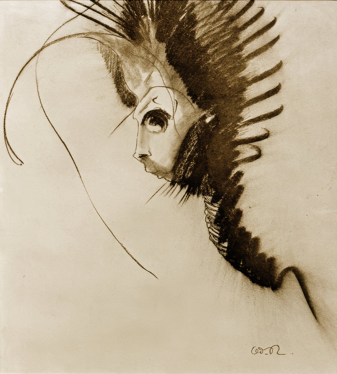 Dragen av Odilon Redon