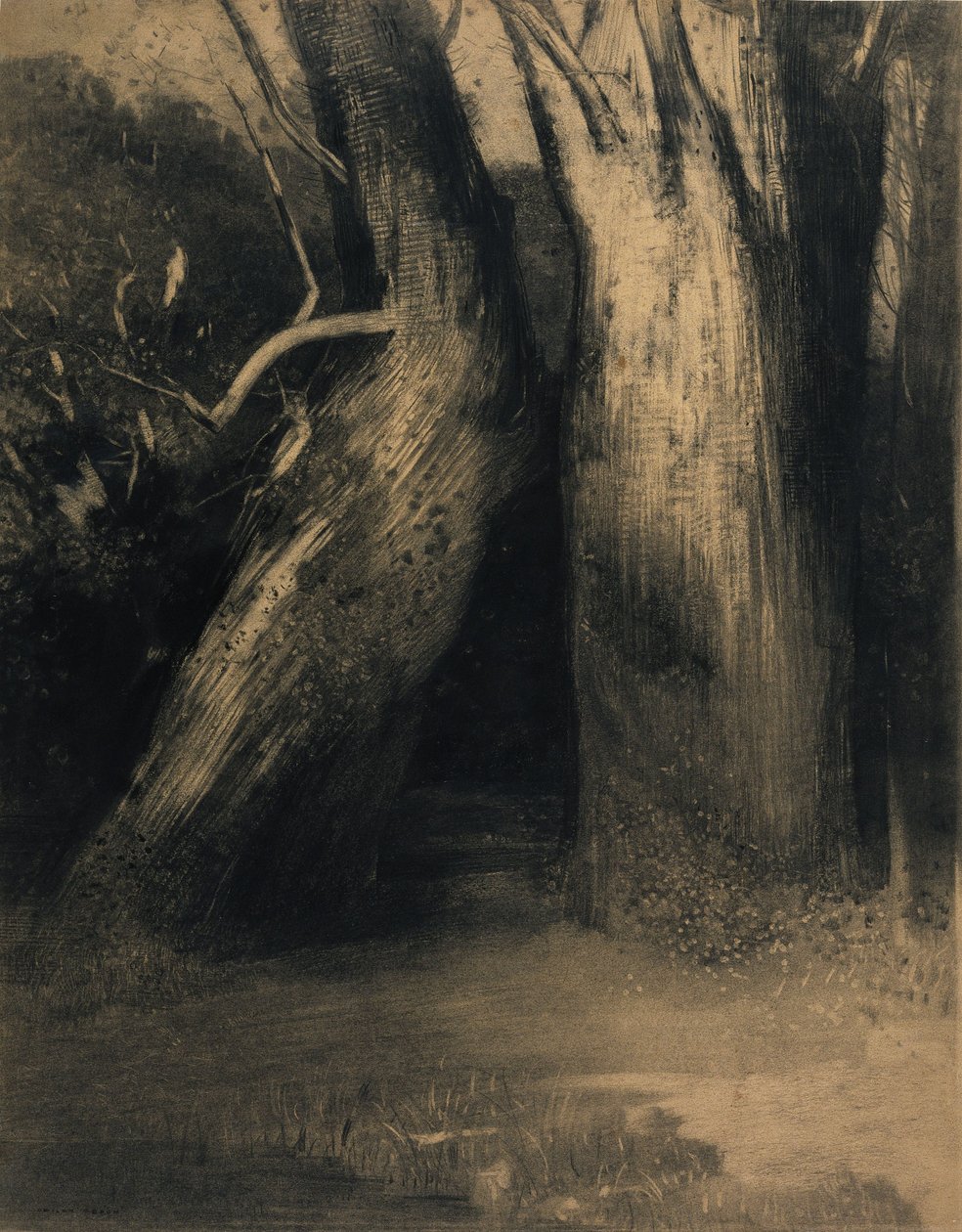 To trær av Odilon Redon
