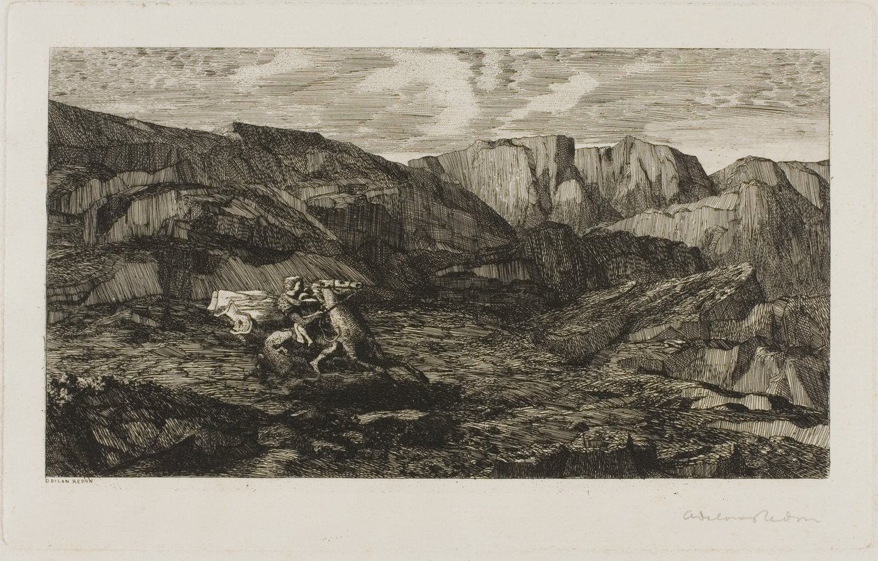 Frykt av Odilon Redon