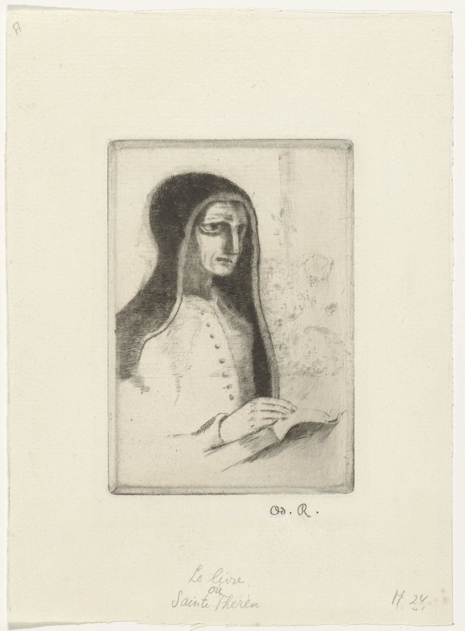 Boken Boken (Sainte-Thérèse) av Odilon Redon