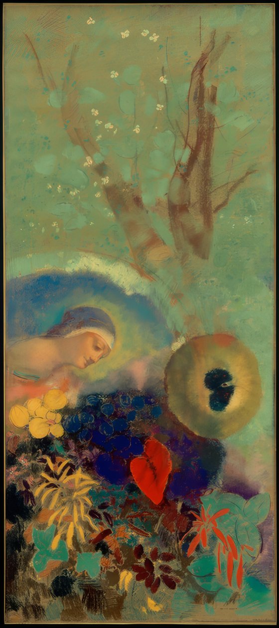 Hyllest til Leonardo da Vinci av Odilon Redon