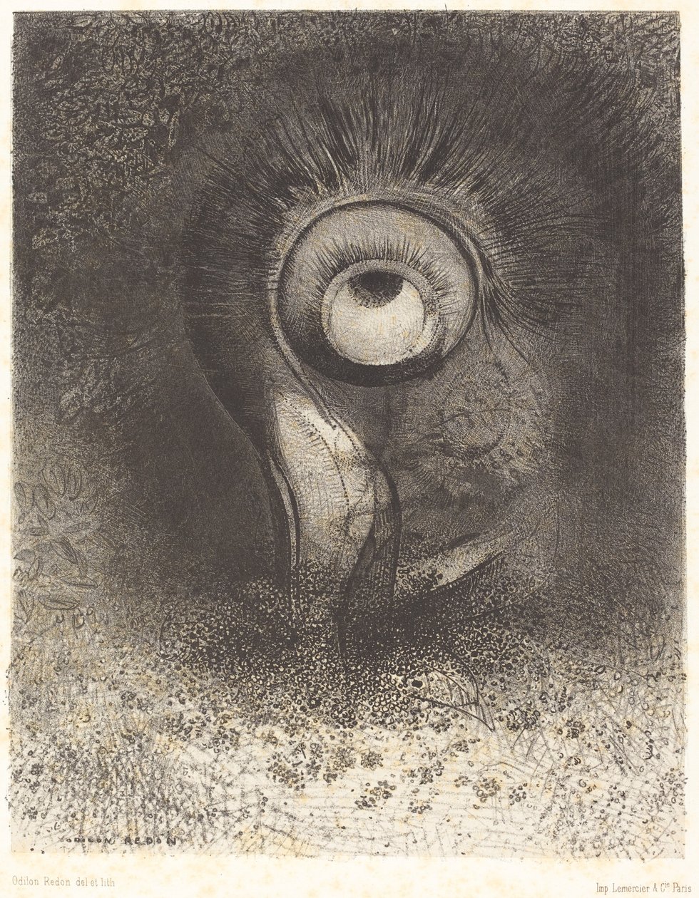 Det var kanskje et første syn forsøkt i blomsten av Odilon Redon