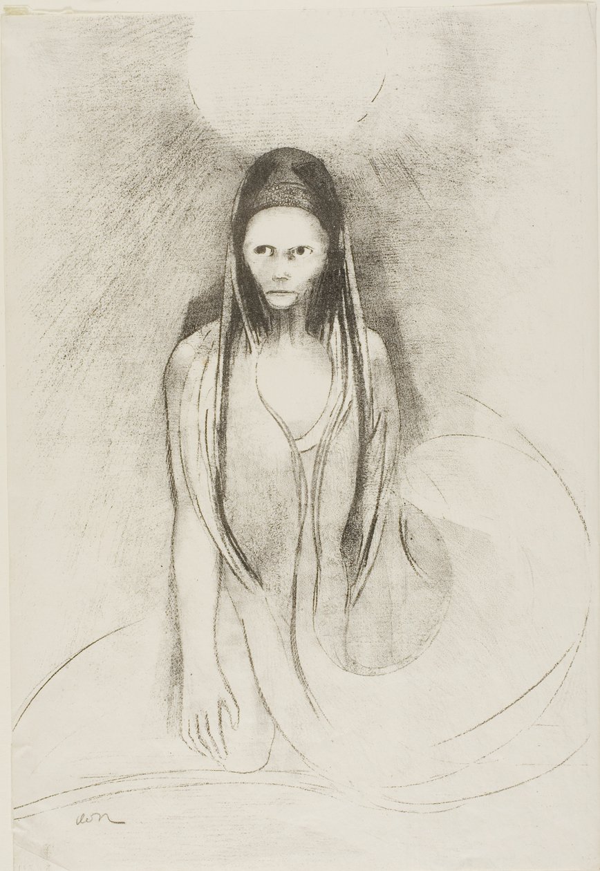 Intelligens var min! Jeg ble Buddha, plate 12 av 24 av Odilon Redon