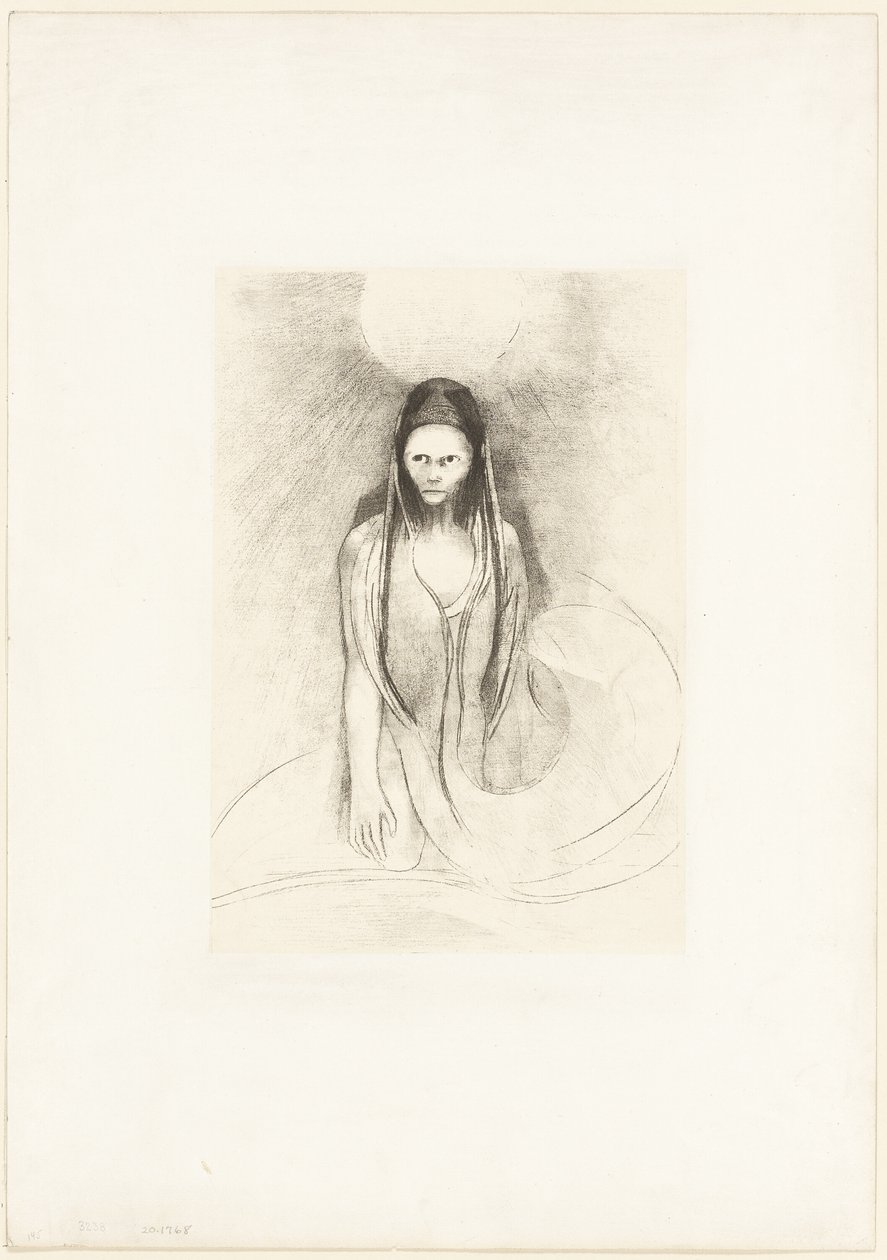 Intelligens var min! Jeg ble Buddha, plate 12 av 24 av Odilon Redon