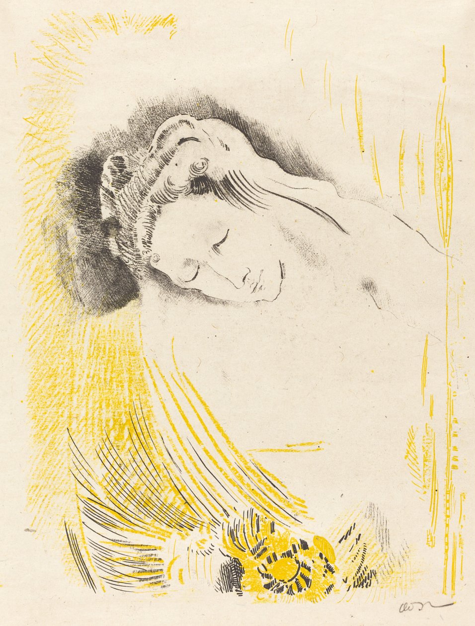l Sulmite (sulmitten) av Odilon Redon