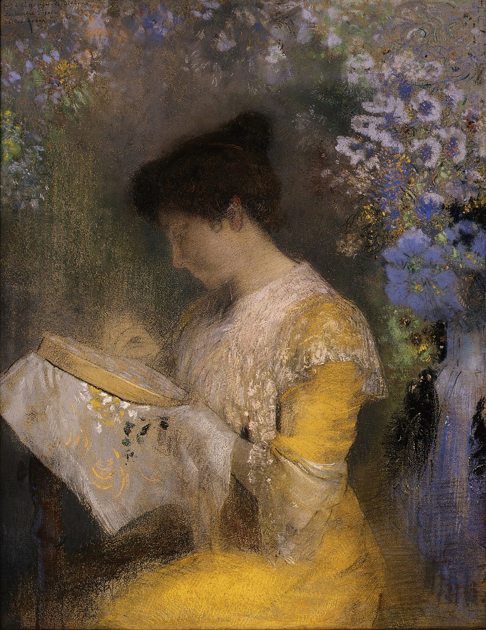 Madame Arthur Fontaine av Odilon Redon