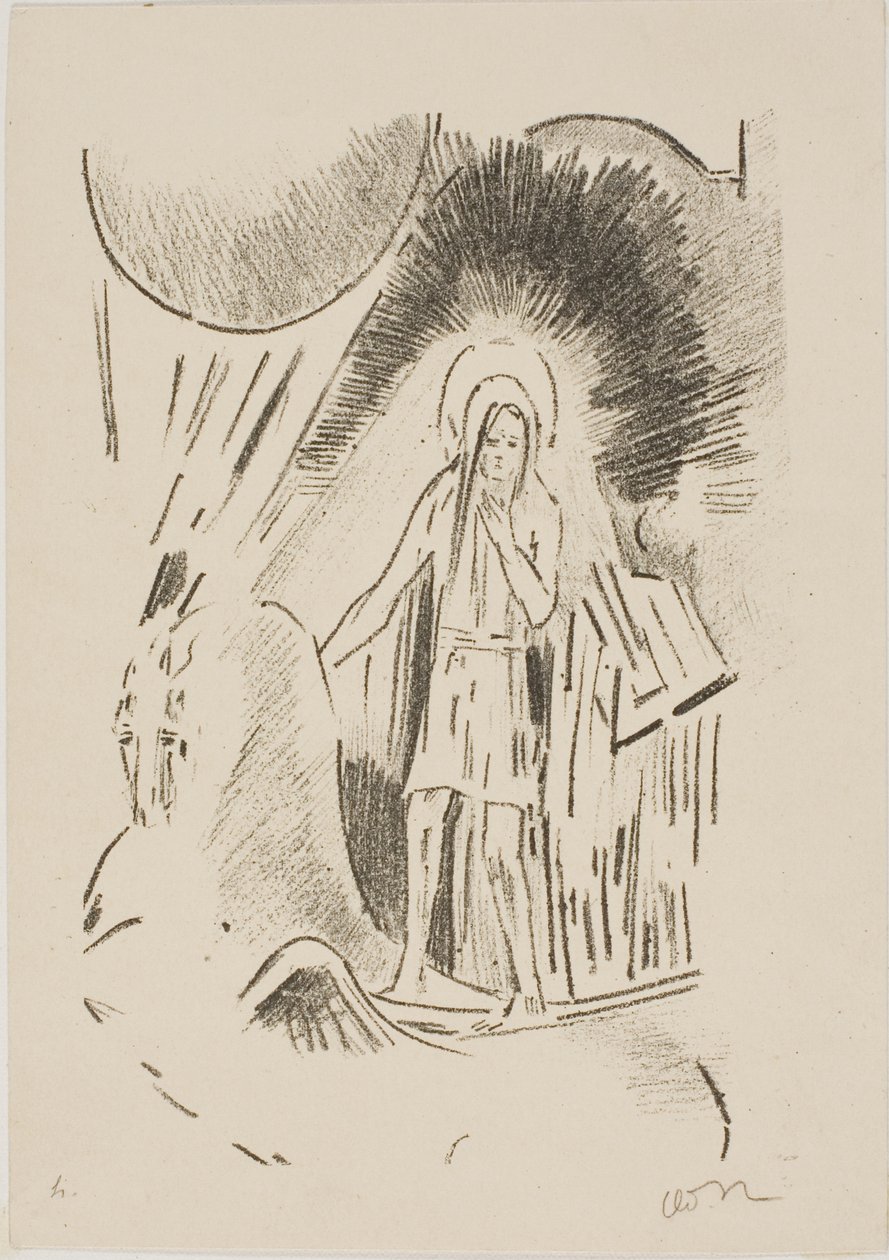 Mann på Pegasus av Odilon Redon