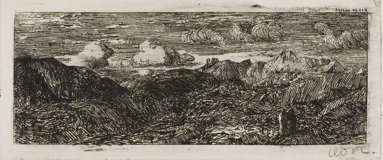Fjelllandskap av Odilon Redon