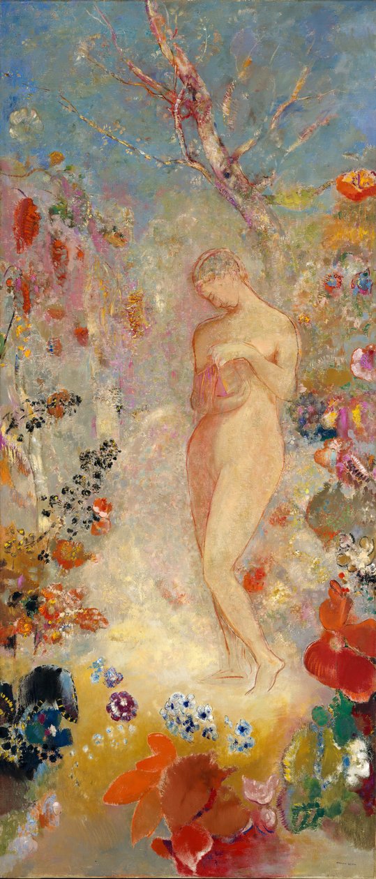 Pandora, ca. 1914. av Odilon Redon