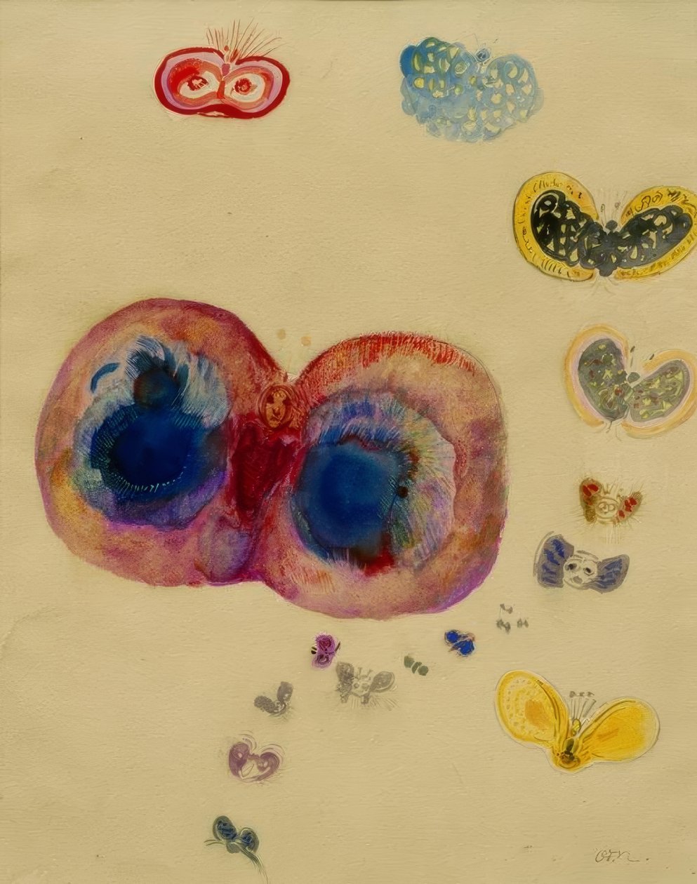 Sommerfugler av Odilon Redon