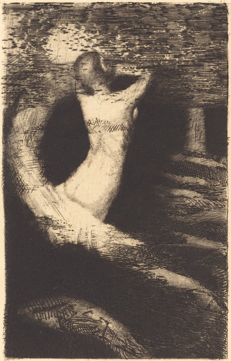 Passasje av en Ånd av Odilon Redon