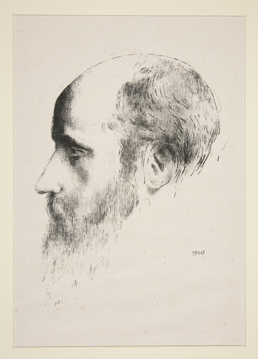 Portrett av Édouard Vuillard av Odilon Redon
