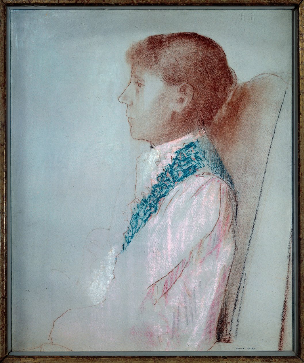 Portrett av Madame Odilon Redon (1853-1923) 