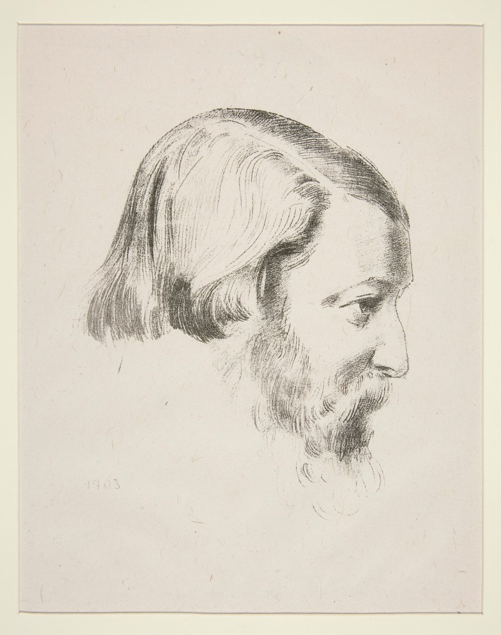 Portrett av Paul S?rusier av Odilon Redon
