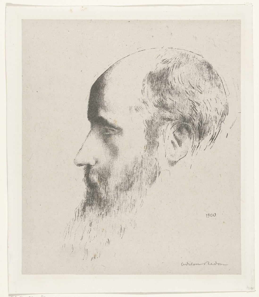 Portrett av Edouard Vuillard av Odilon Redon