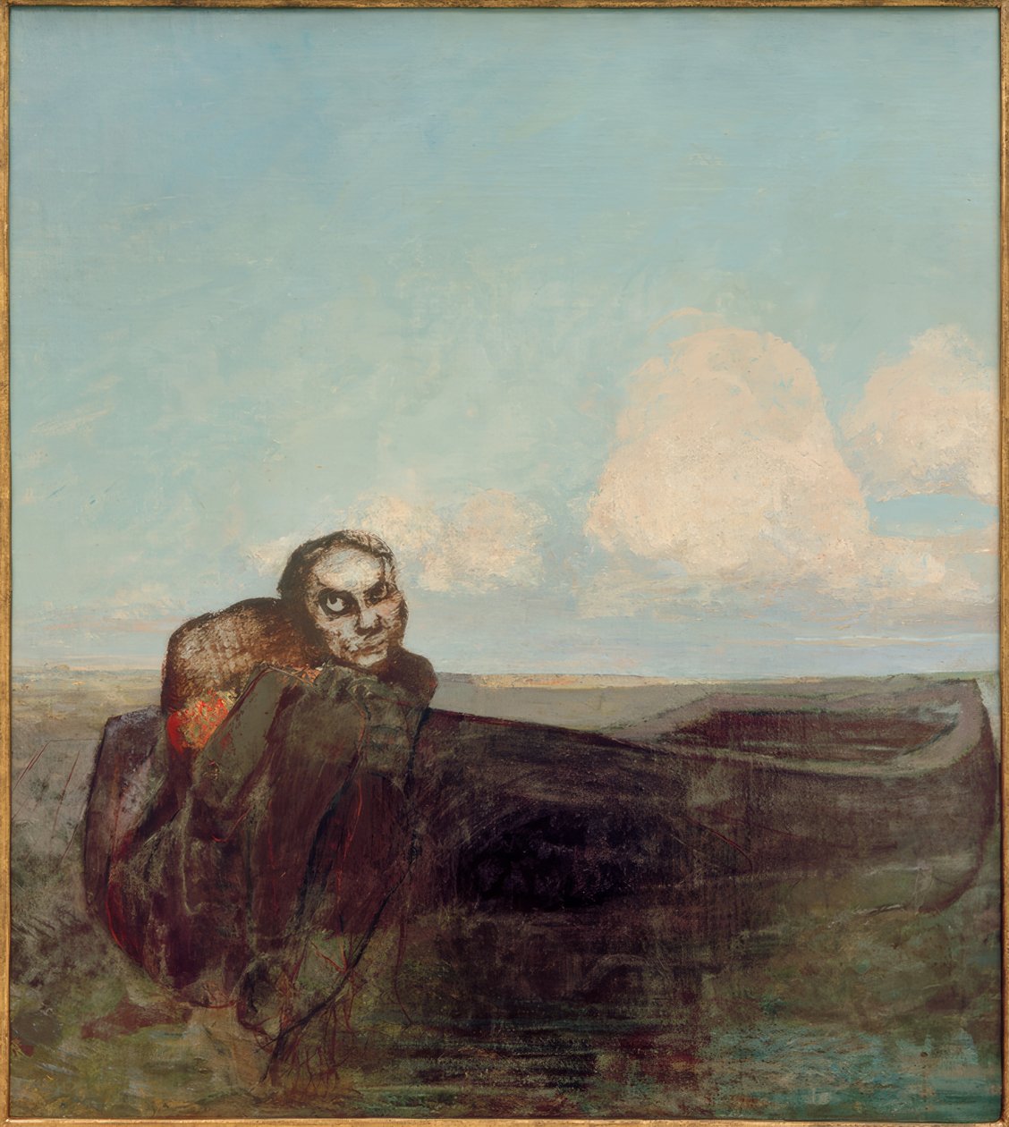 Skjebneens engel av Odilon Redon