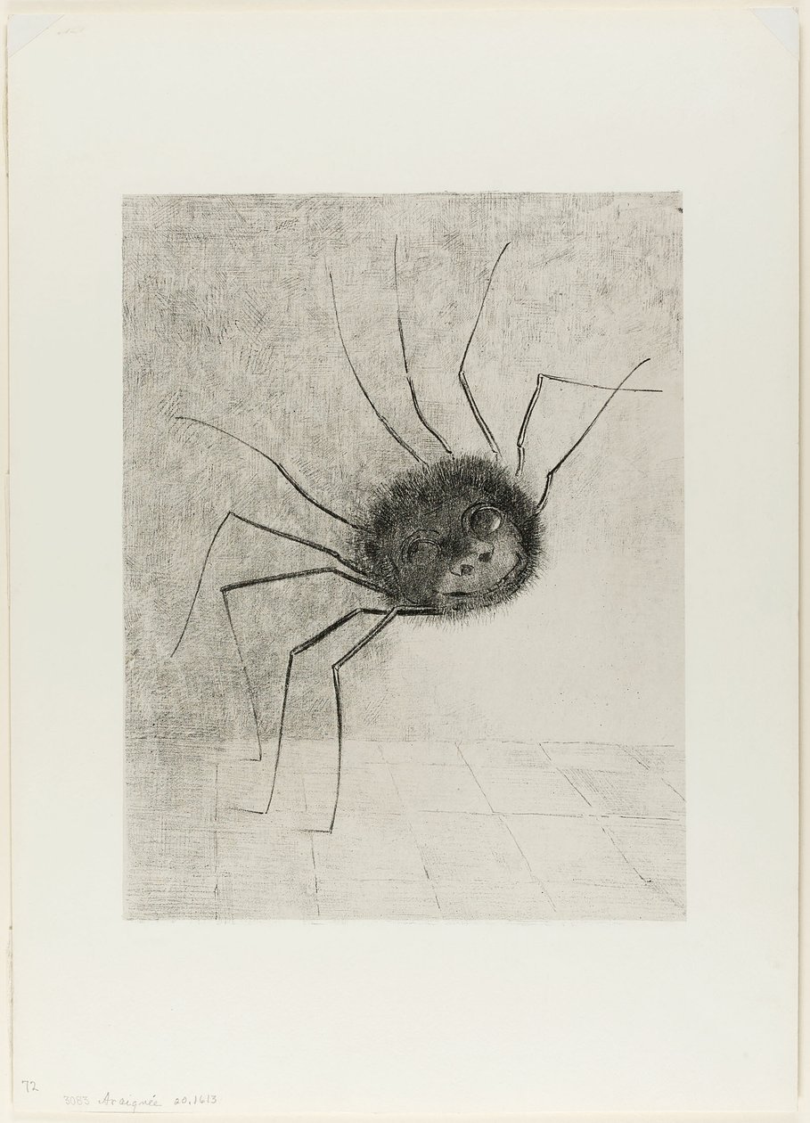Edderkopp av Odilon Redon