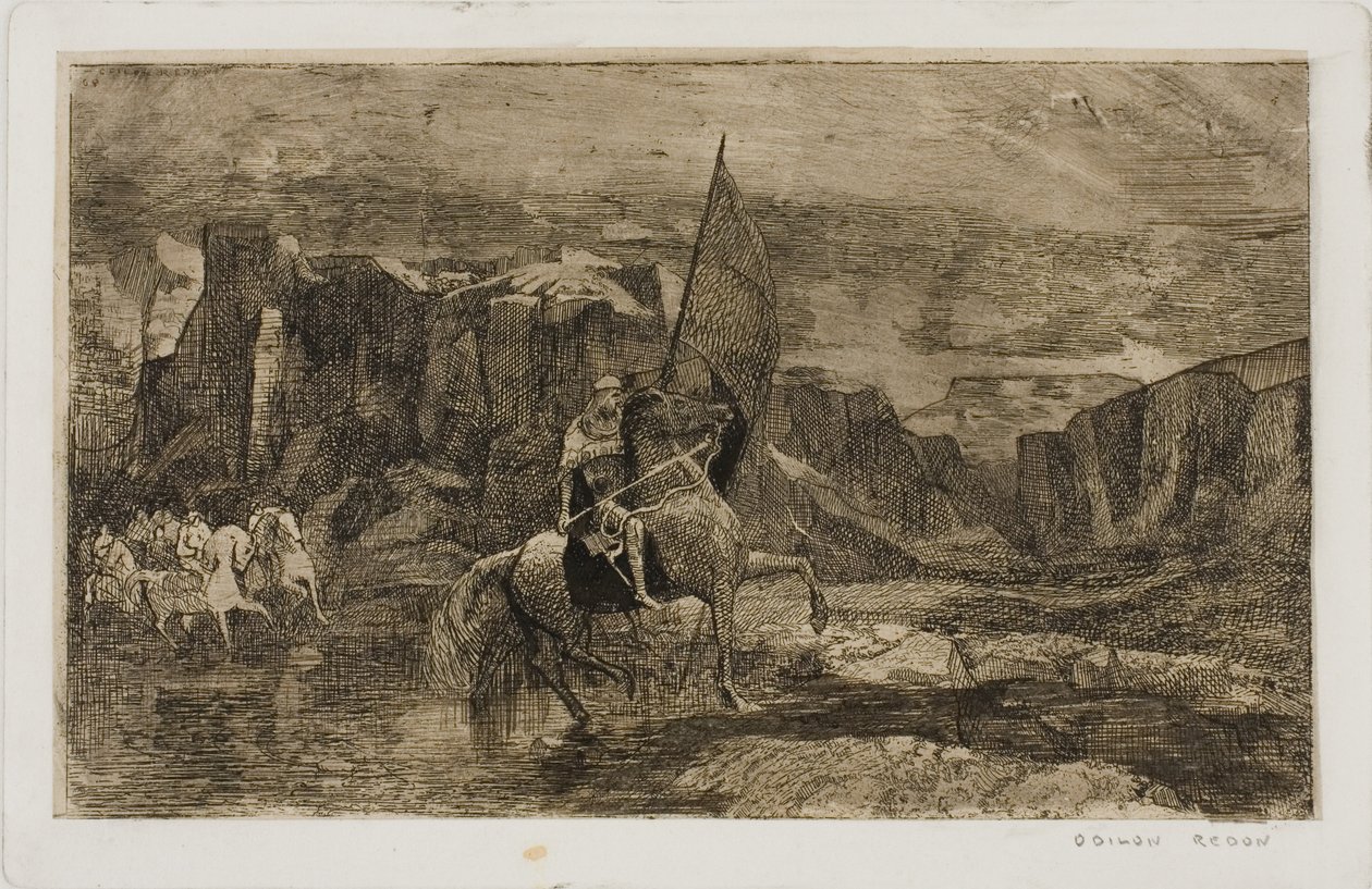 Fanebærer av Odilon Redon