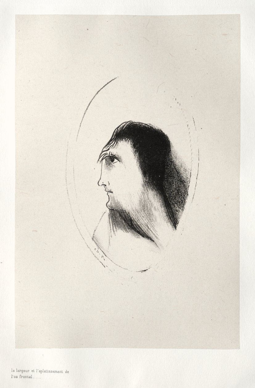 Bredden og flatheten til frontalbenet av Odilon Redon