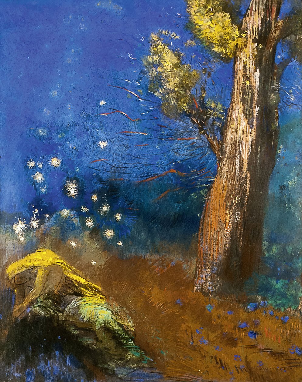 Buddhas død La Mort de Bouddha av Odilon Redon
