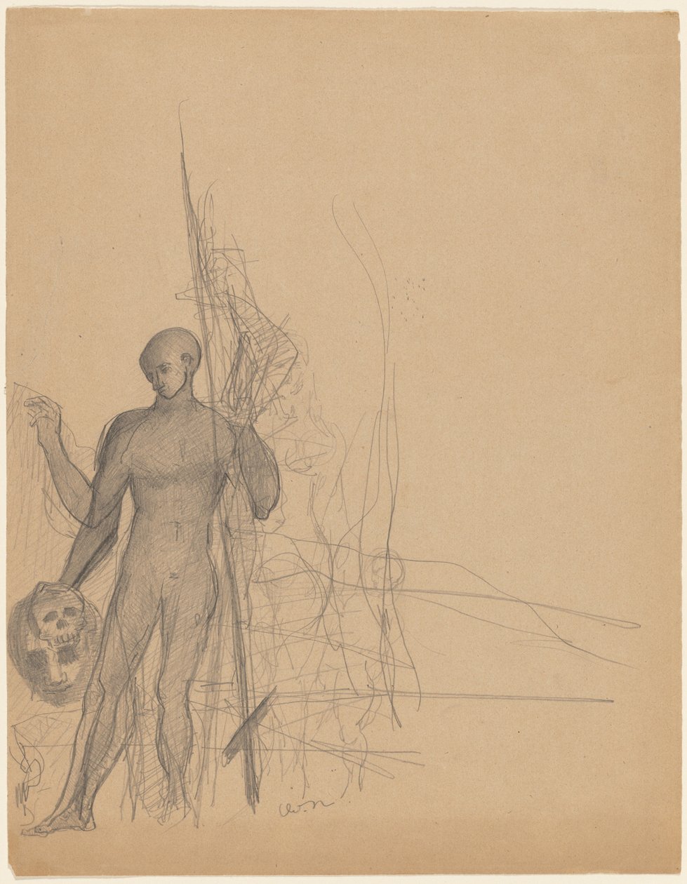 Hodejegeren og hans familie av Odilon Redon