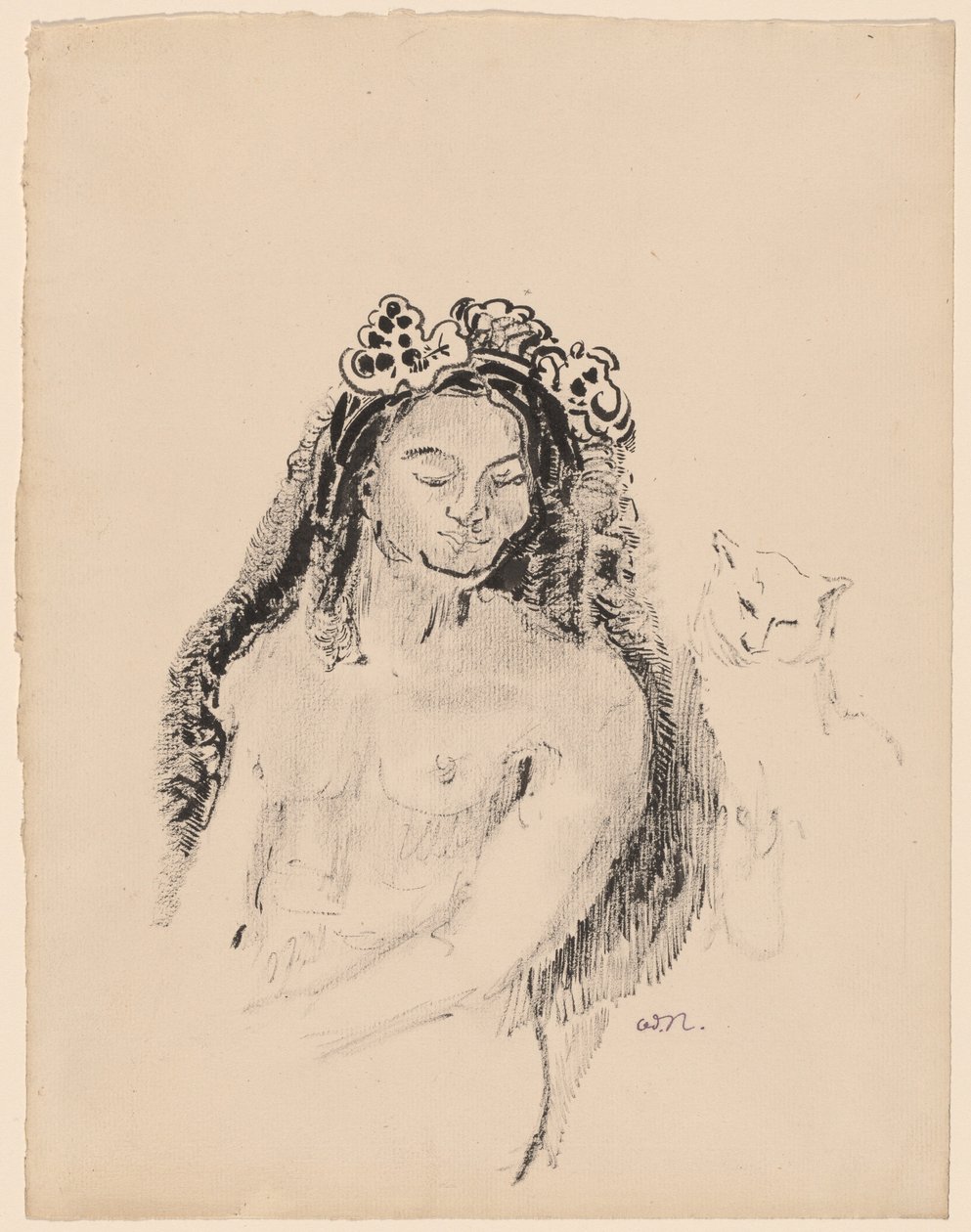 Dronningen av Saba av Odilon Redon