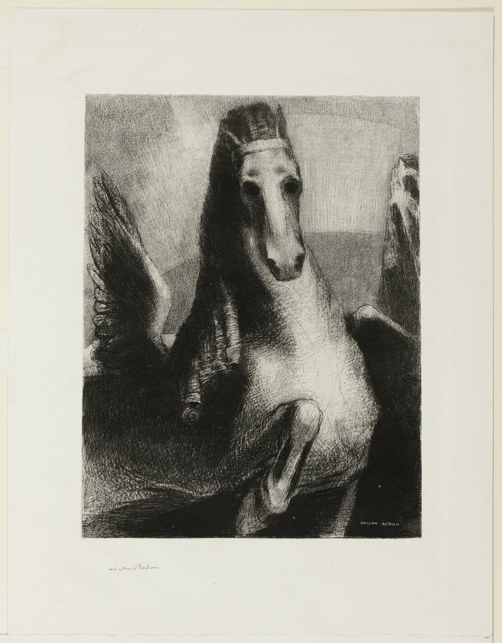 The Wing av Odilon Redon