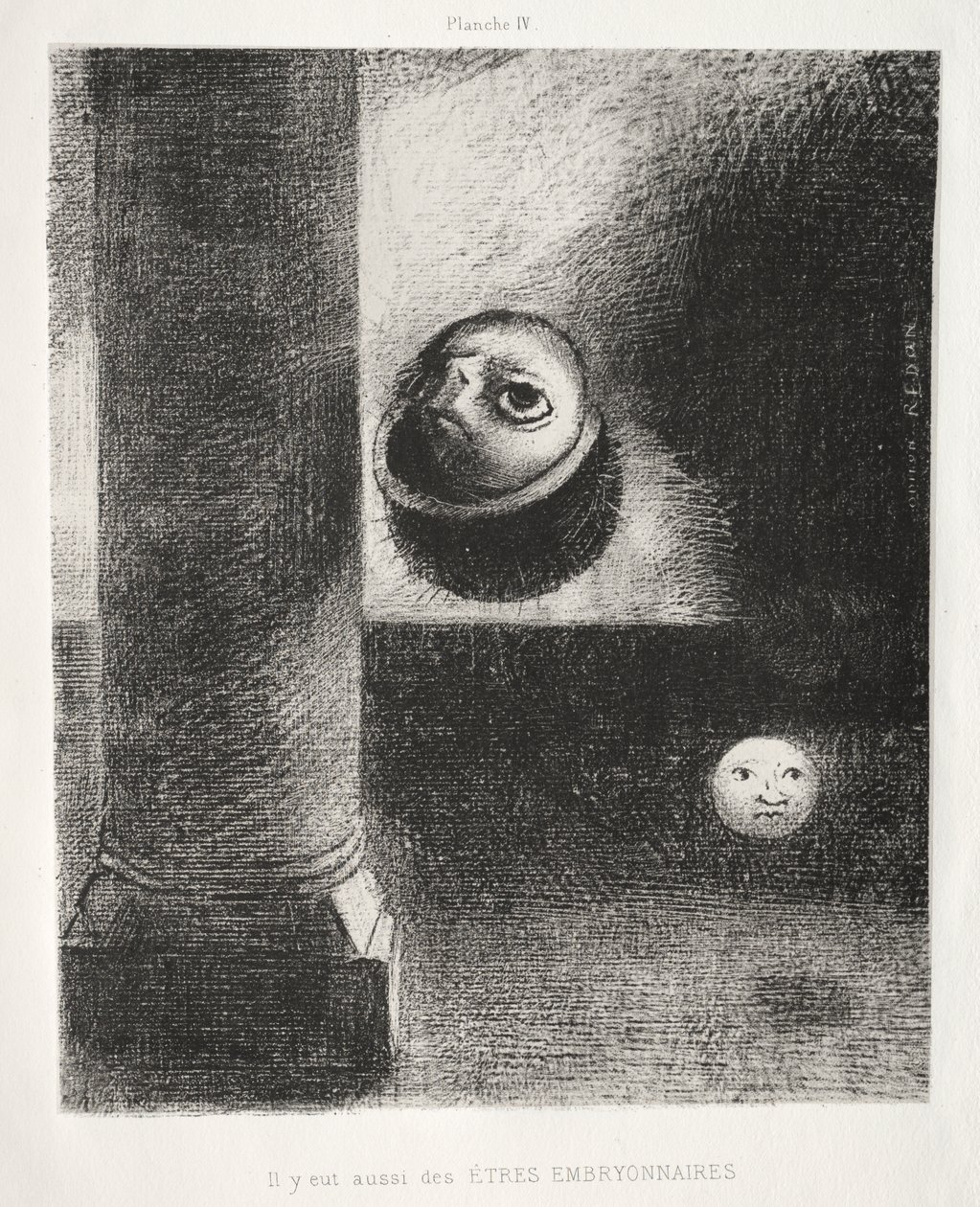 Det var også embryonale vesener av Odilon Redon