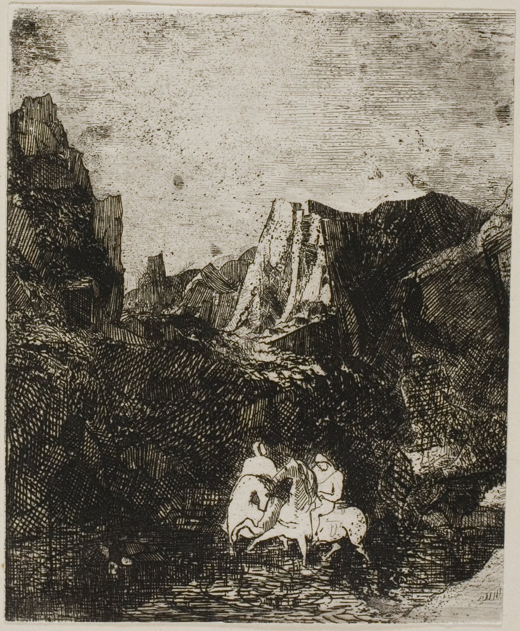 To små ryttere av Odilon Redon
