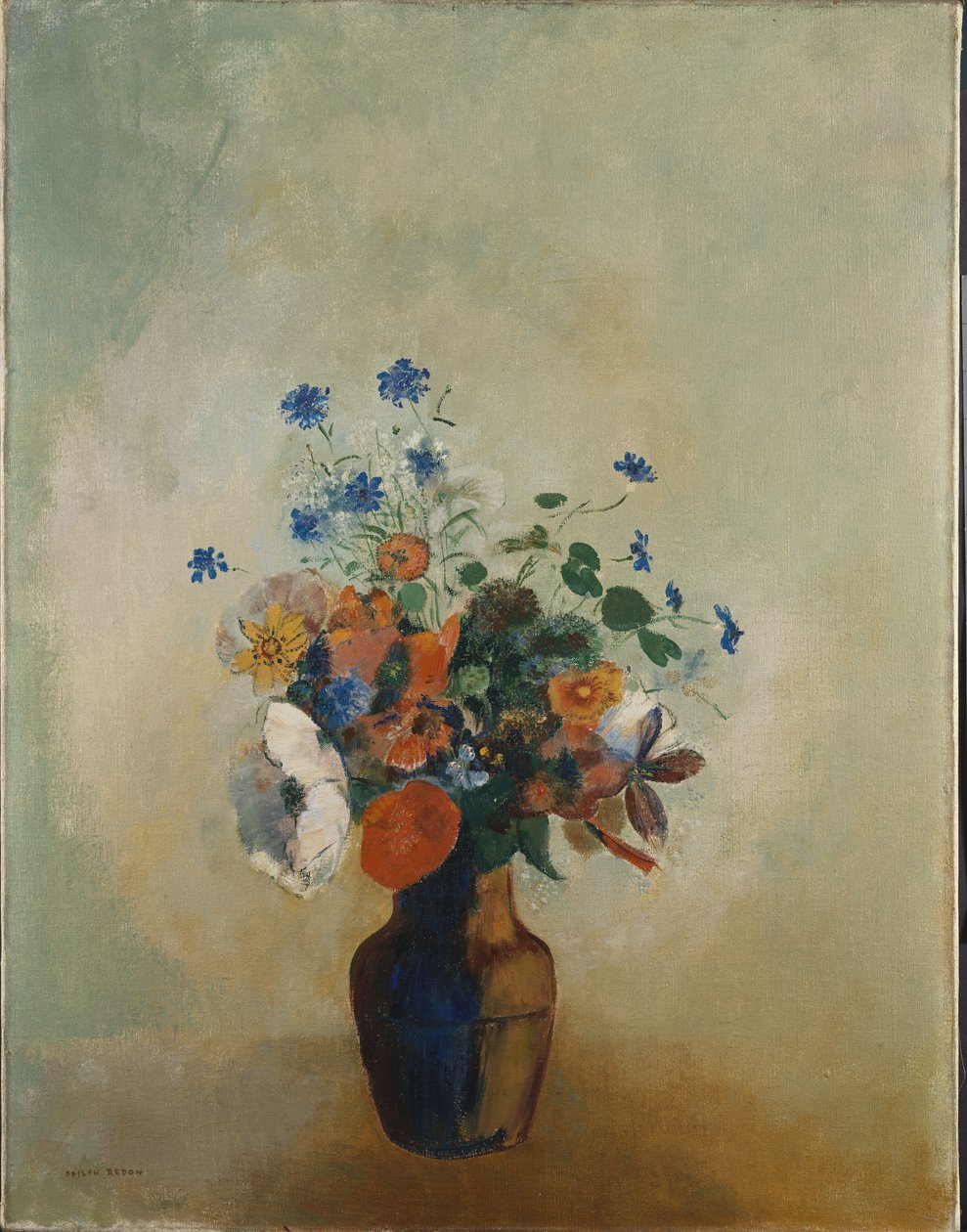 Ville blomster, ca. 1902 av Odilon Redon