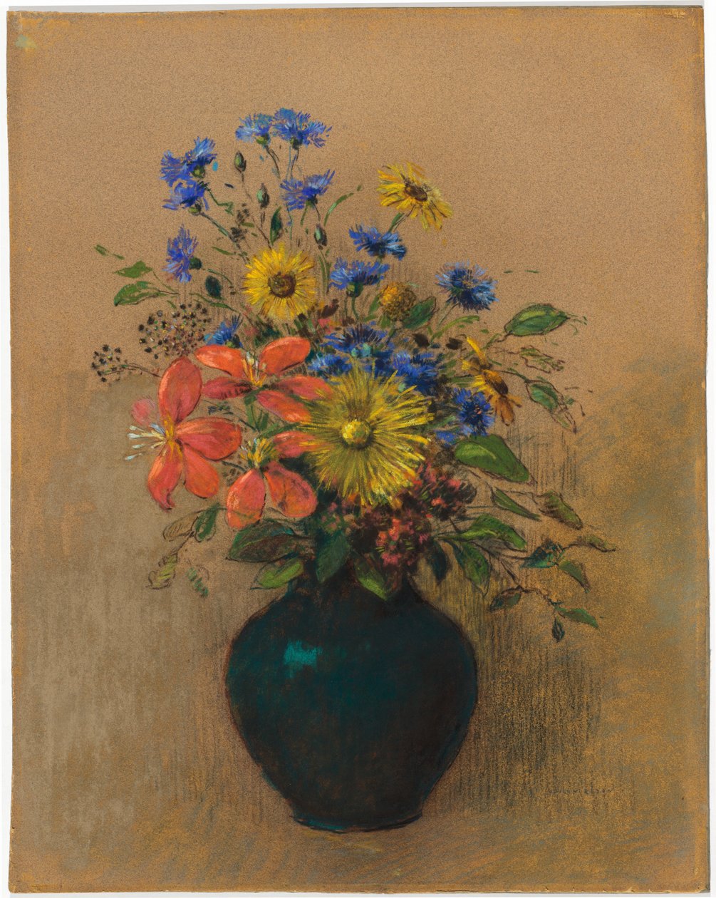 Villblomster av Odilon Redon