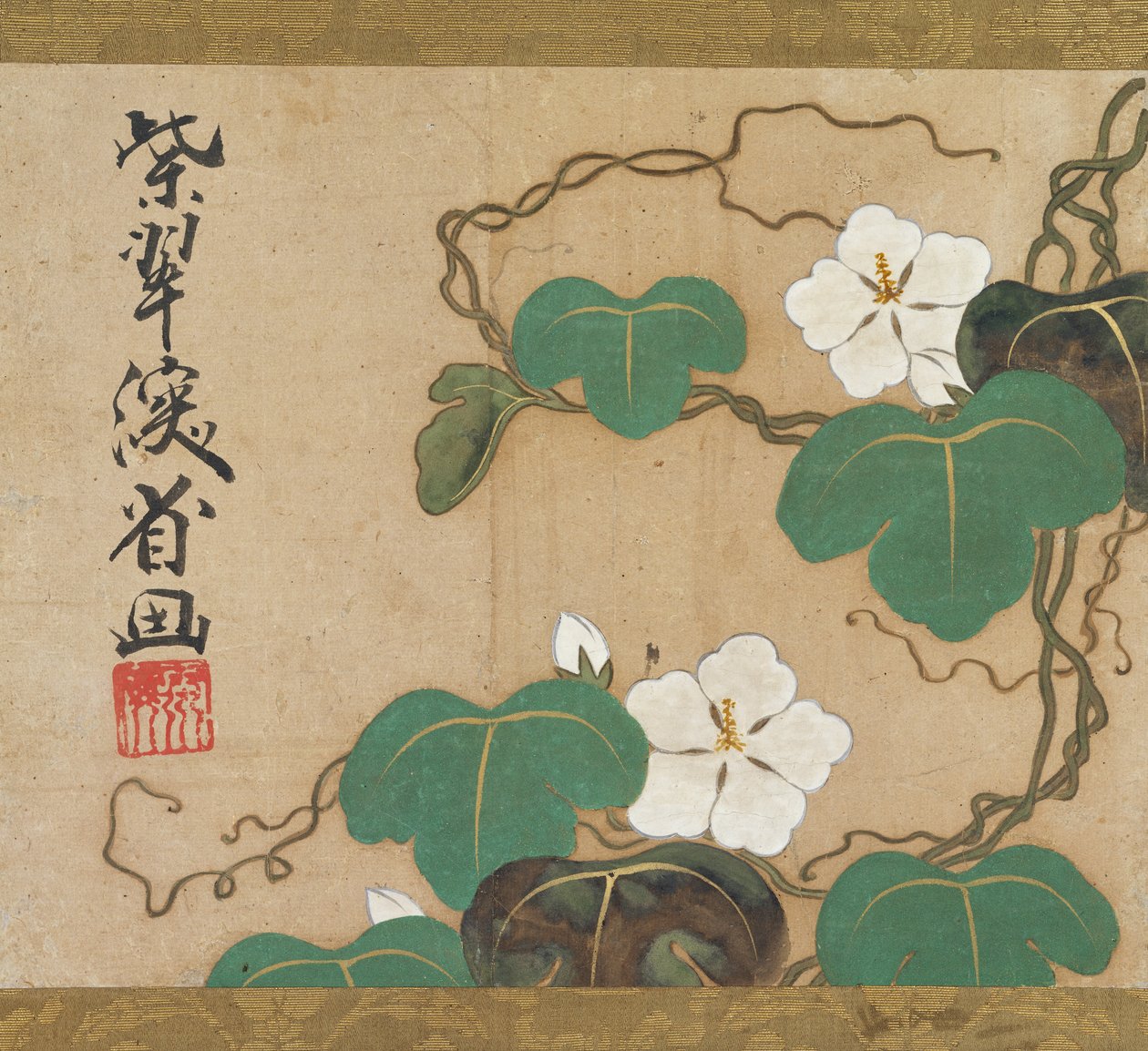 Evening Glories av Ogata Kenzan