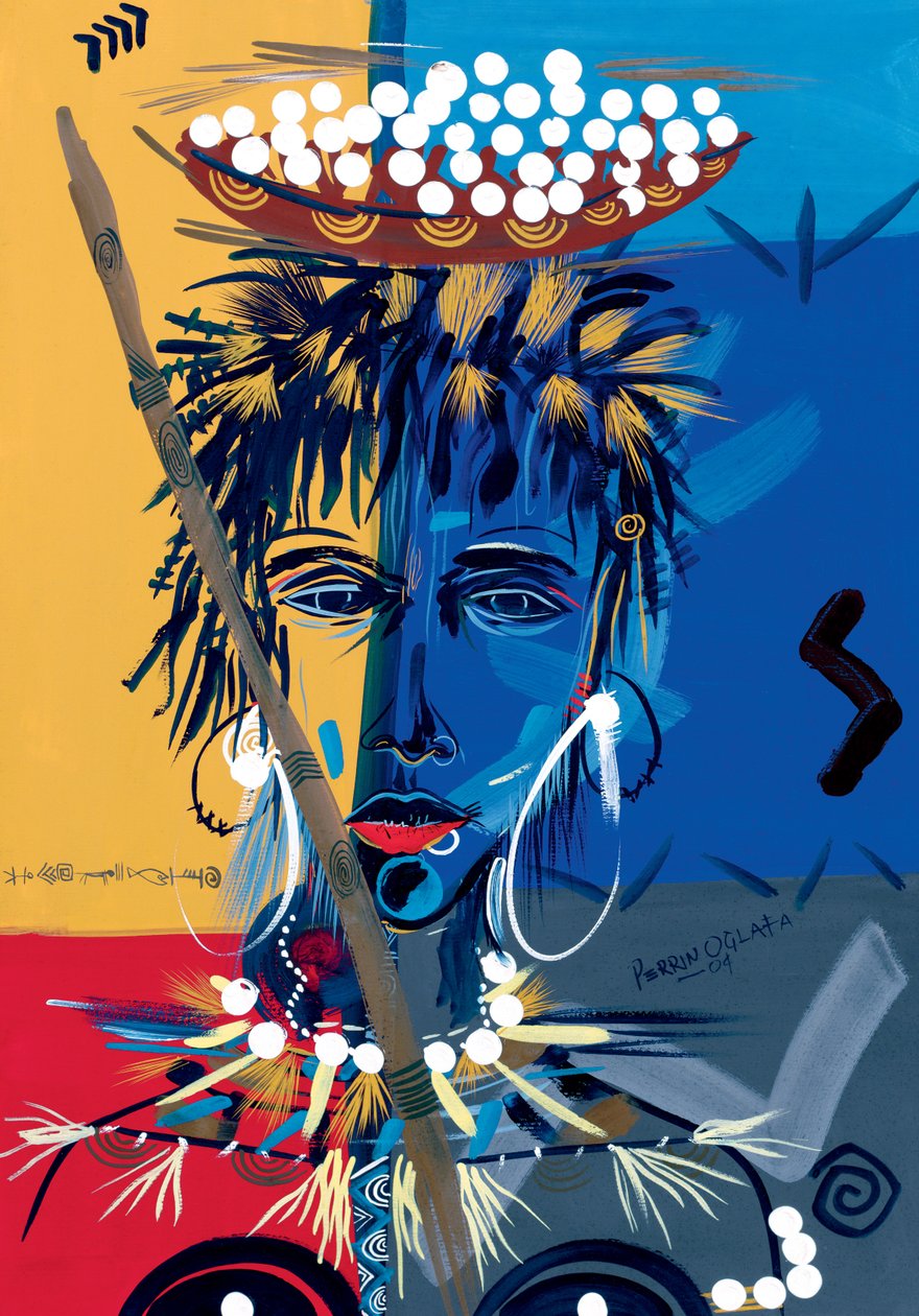 African Beauty 1, 2004 av Oglafa Ebitari Perrin