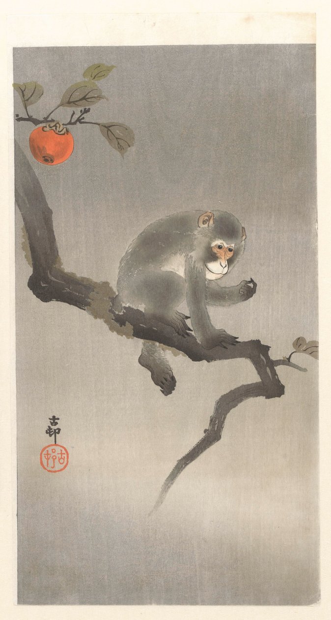 du i kakiboom av Ohara Koson