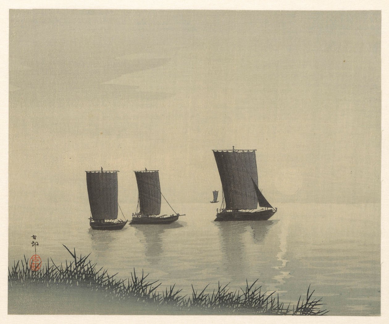 Fiskebåter av Ohara Koson