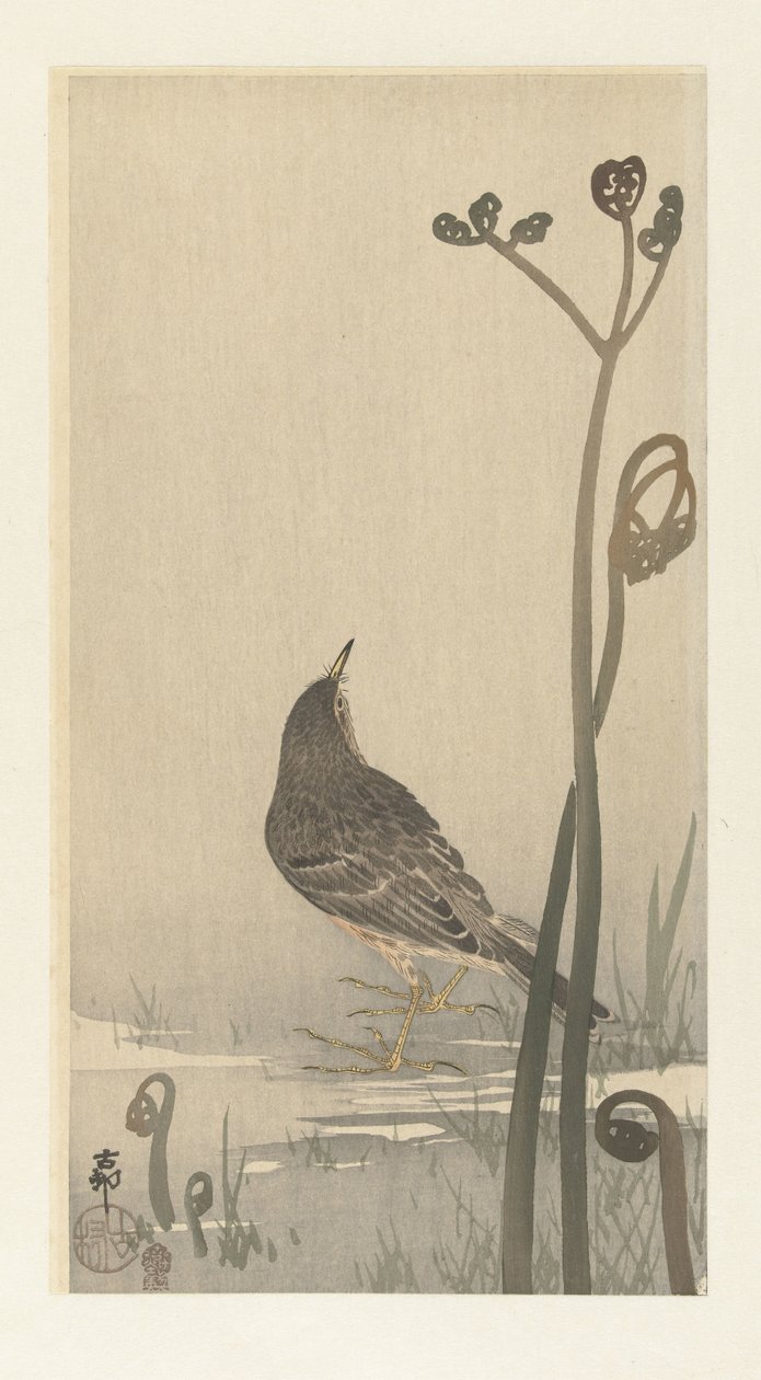 Beeper ved vannkanten av Ohara Koson