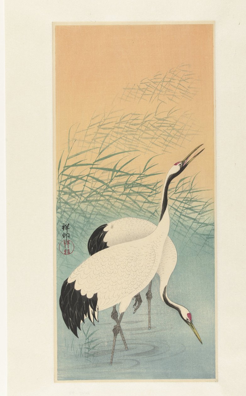 To kraner av Ohara Koson