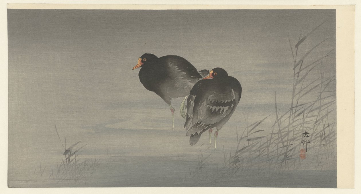 To maurhøner av Ohara Koson