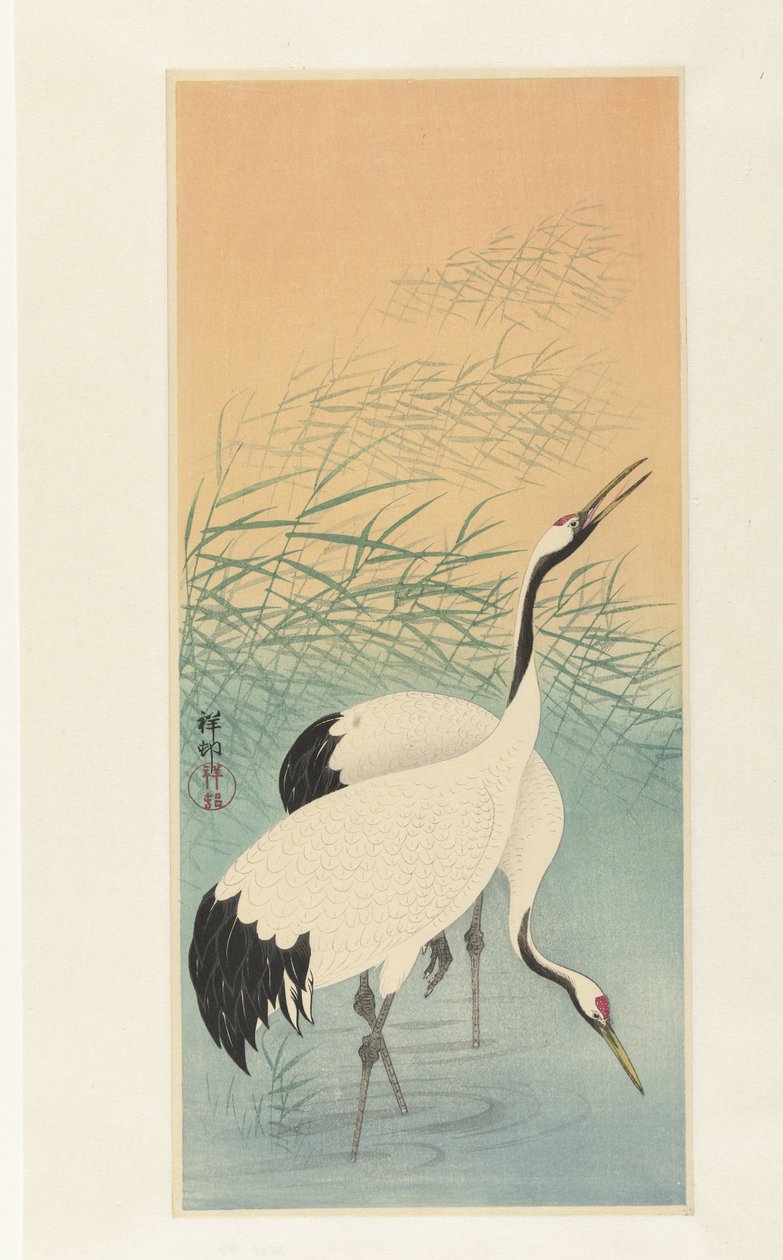 To kraner av Ohara Koson