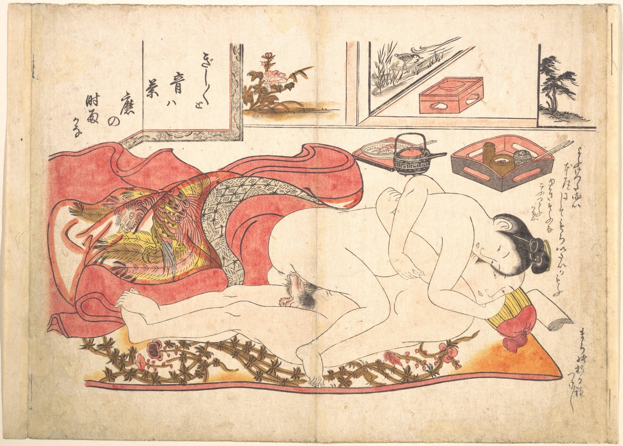 Soveromsscene av Okumura Masanobu