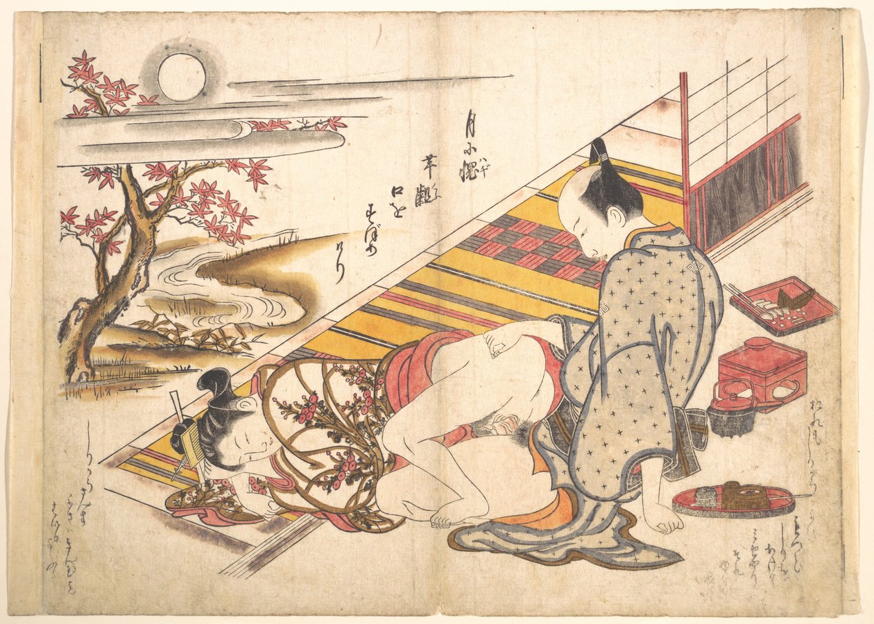 Soveromsscene av Okumura Masanobu