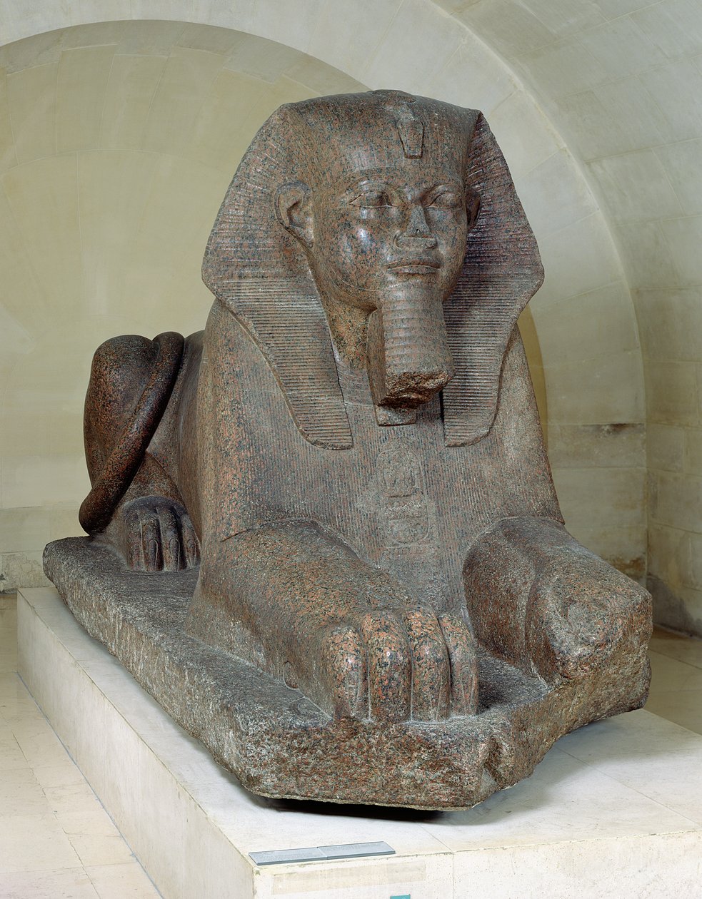 Stor sfinks, fra Tanis (rosa granitt) av Old Kingdom Egyptian