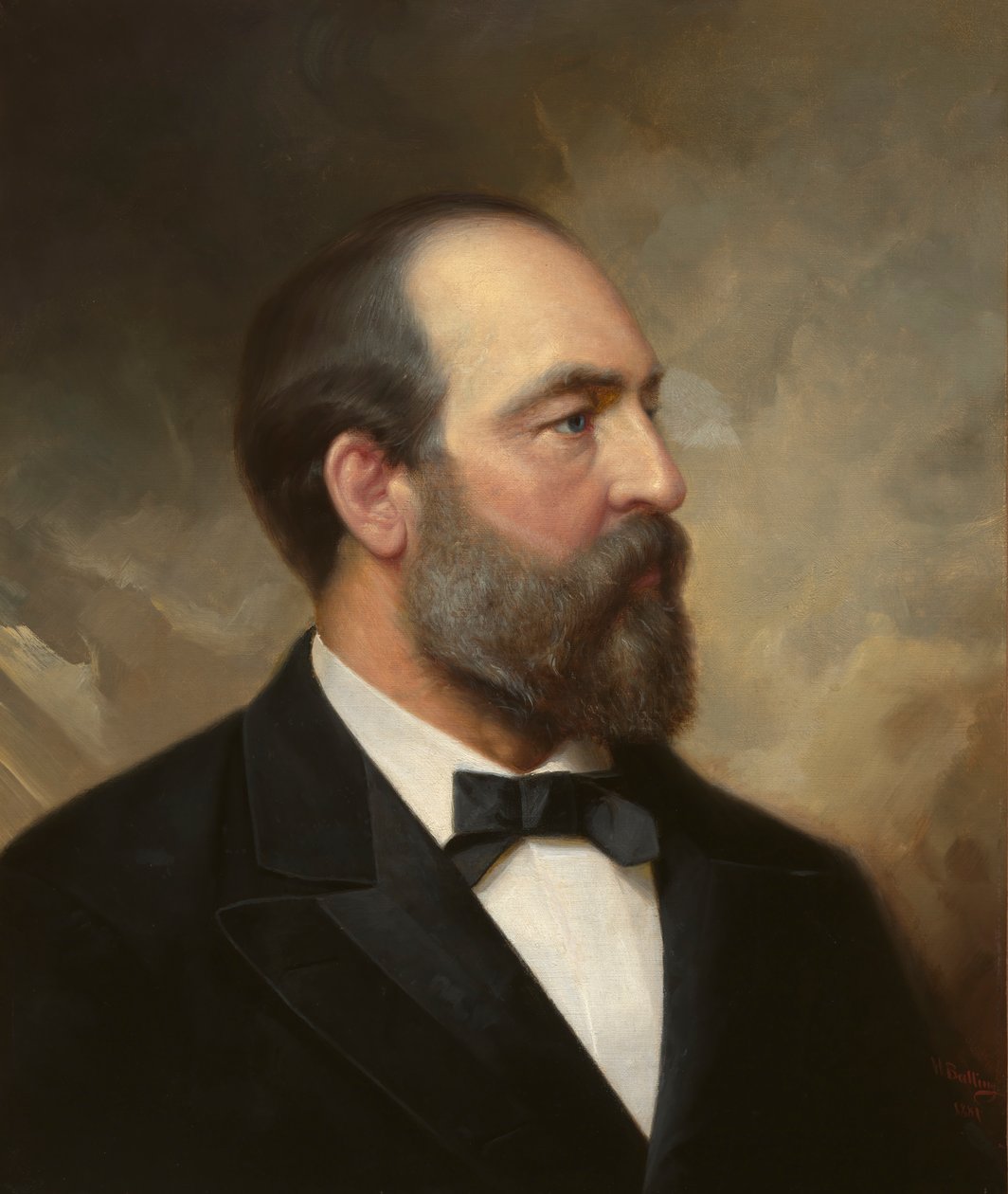 James Garfield, 1881. av Ole Peter Hansen Balling
