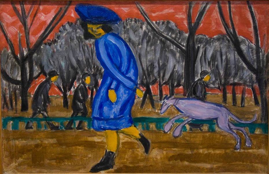 Boulevard av Olga Rozanova