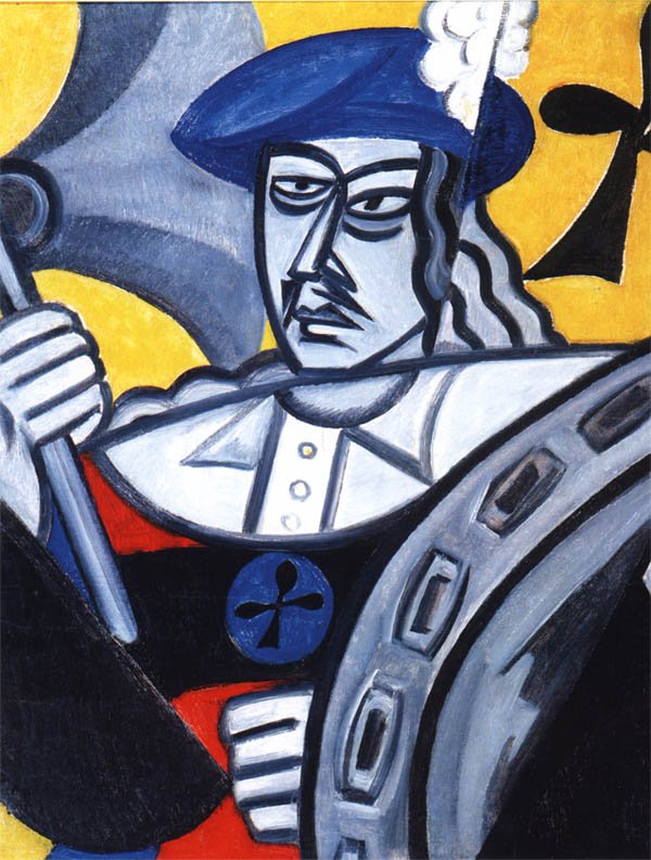 Jack of Clubs av Olga Rozanova
