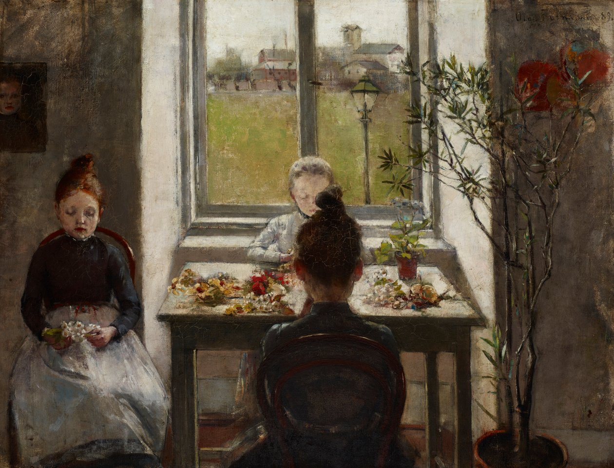 Blomsterjenter av Olga Boznanska