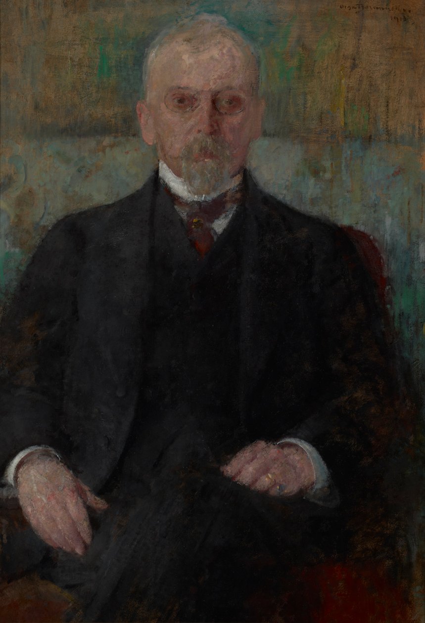 Portrett av Henryk Sienkiewicz (1846-1916) av Olga Boznanska