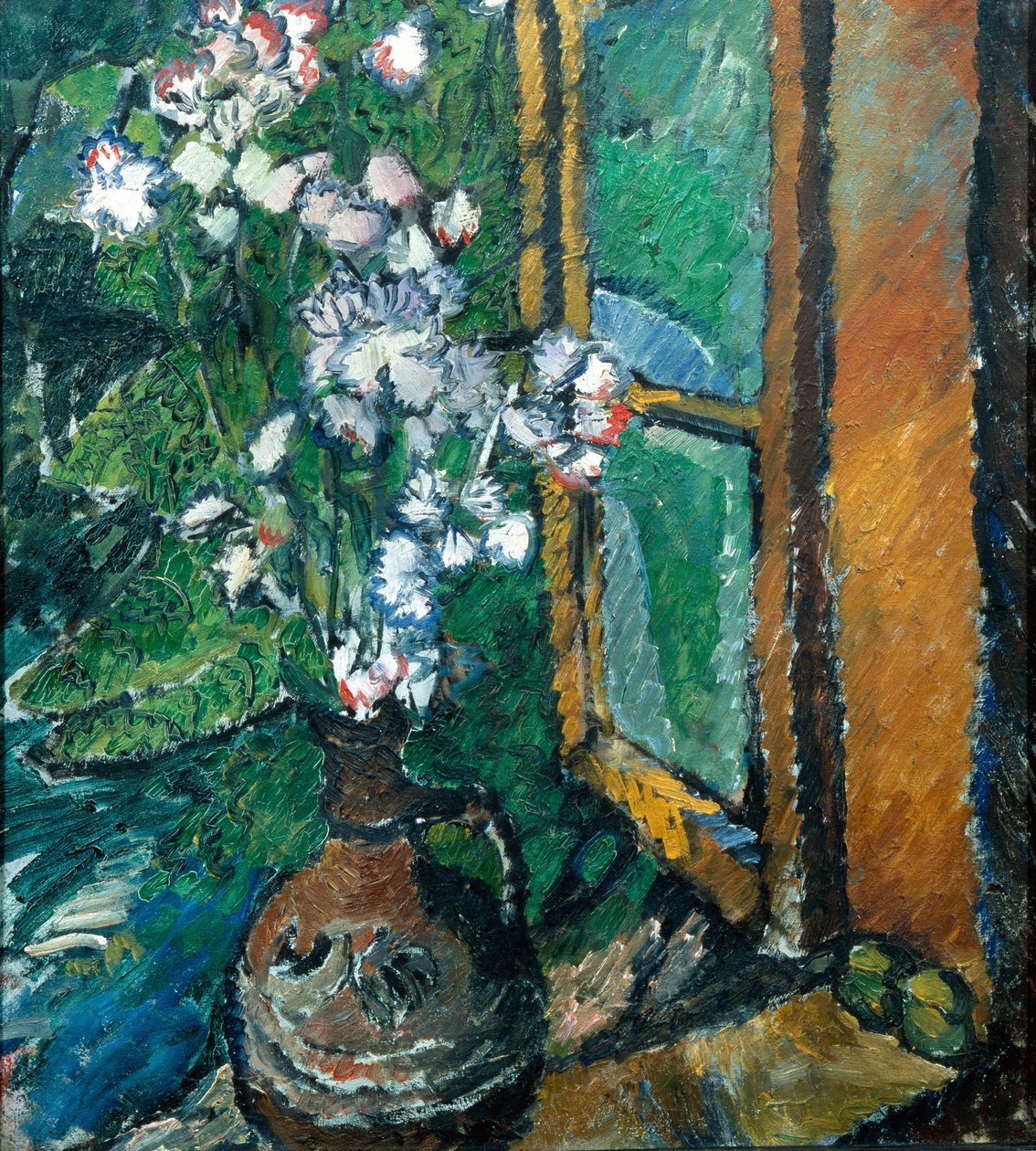 Kanne med blomster av Olga Rozanova