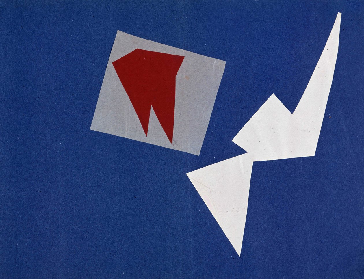 Universal War: Collage-verk av Olga Rosanova, januar 1916 av Olga Wladimirowna  Rosanowa
